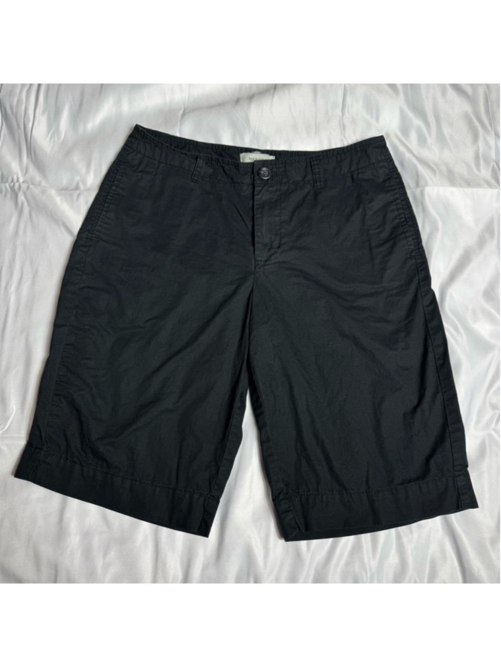 Women's Merona Black Bermuda Shorts Size 8